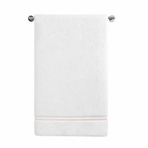 Prestige Embroidered Towels White/Natural|customizer