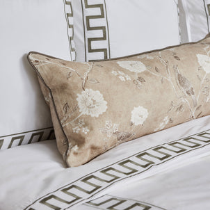 Darian Throw Pillow Covers Taupe|14 x 36