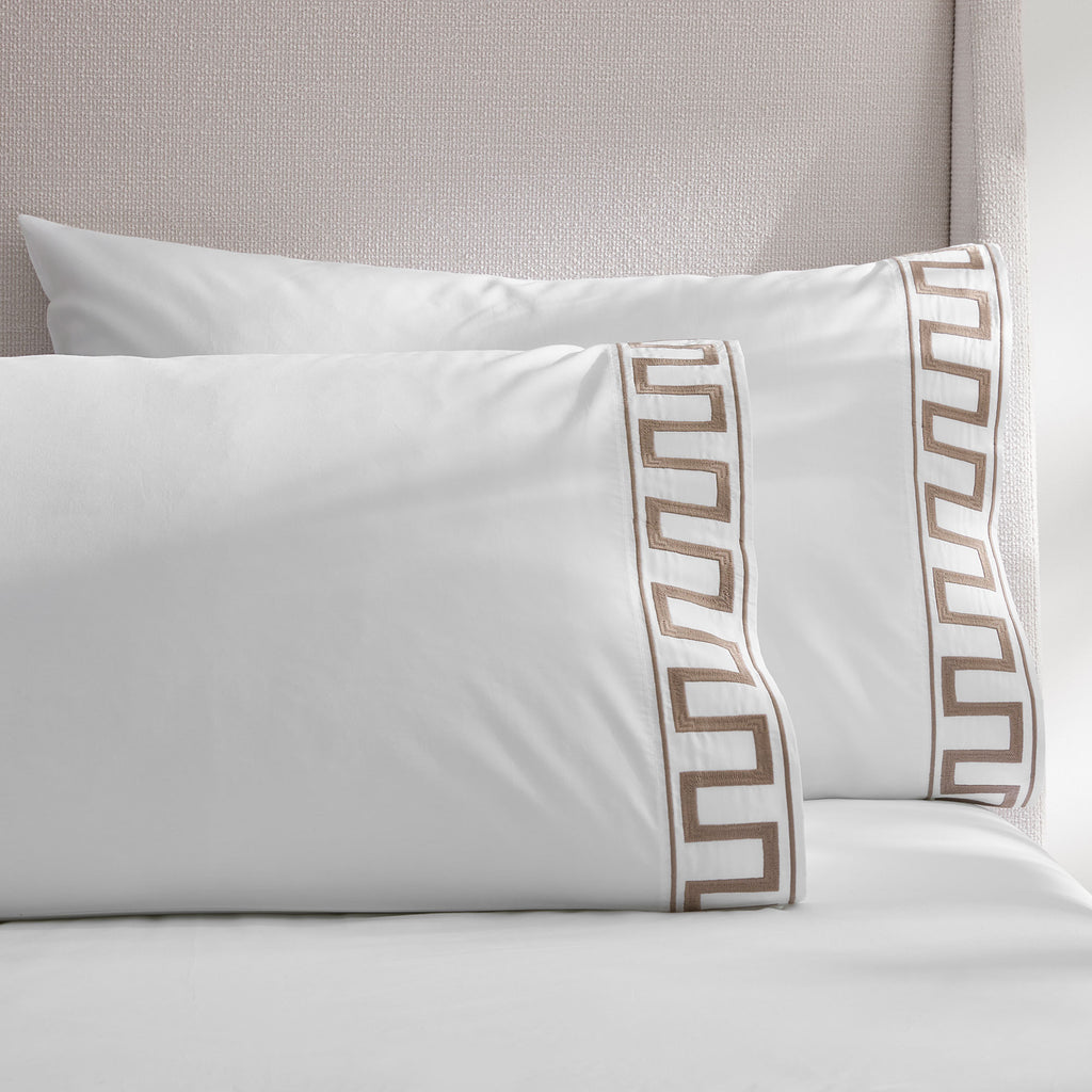Greek Key Pillowcase Set of 2