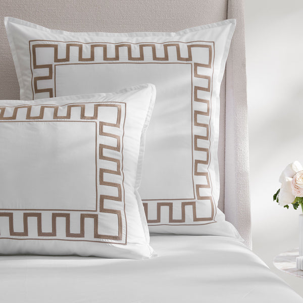 Kassatex Greek Key Shams