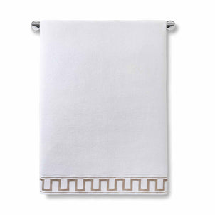 Greek Key Towels Taupe|customizer