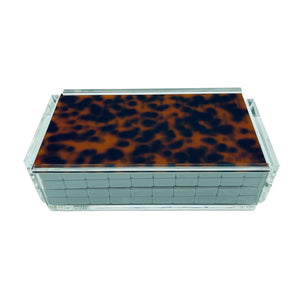 Luxe Dominoes Mahjong Game Set Tortoise Shell