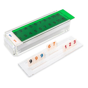 Luxe Dominoes Rummy Tile Game Green