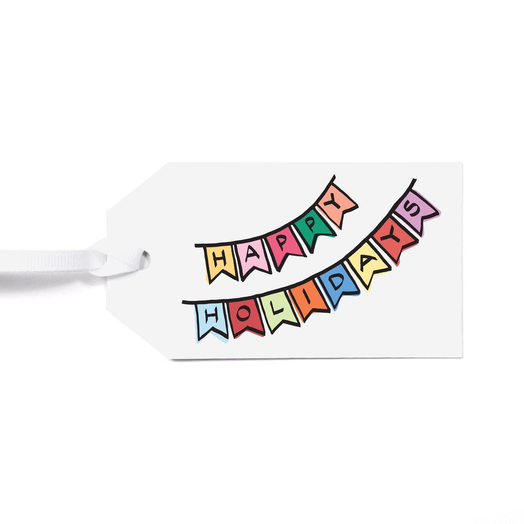 Dear Annabelle Happy Holidays Banner Tags Default