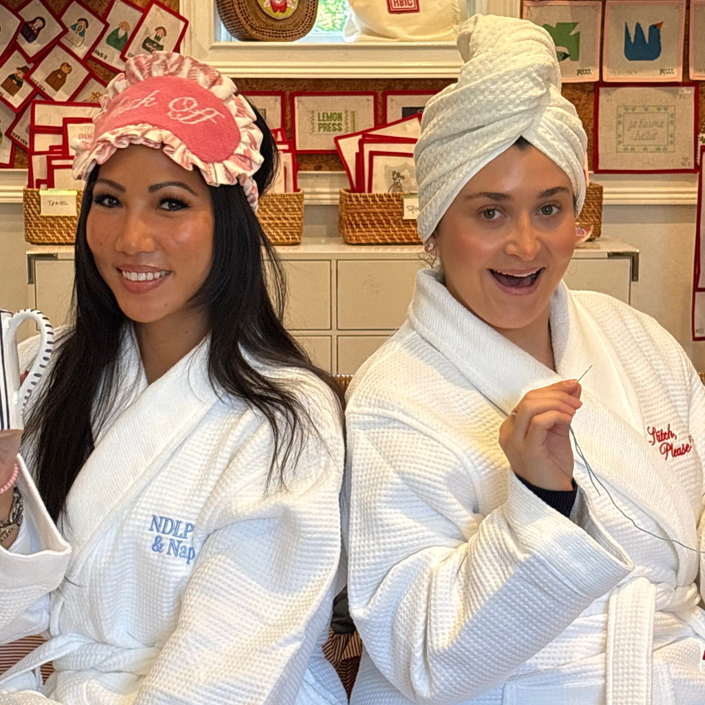 Red Thread x Kassatex - Monogrammed Waffle Robe Red Thread x Kassatex - Monogrammed Waffle Robe
