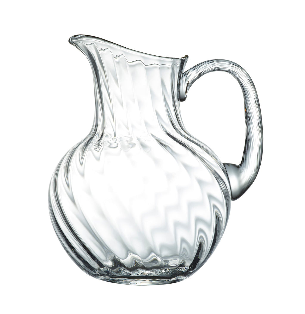 The Vintage List Large Crystal Water Jug - Ripple Design Default