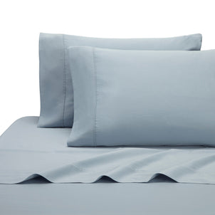Letto Sateen Pillowcase Set of 2 Celest Blue