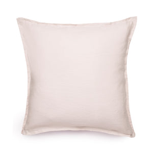Linen - Bamboo Sham Set of 2 Powder Pink|2 Euro Shams|Customizer