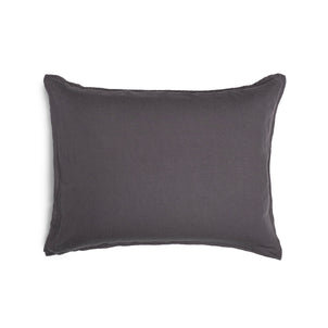 Linen - Bamboo Sham Set of 2 Coal|2 Standard Shams|Customizer