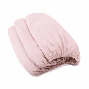 Linen - Bamboo Fitted Sheet Blush