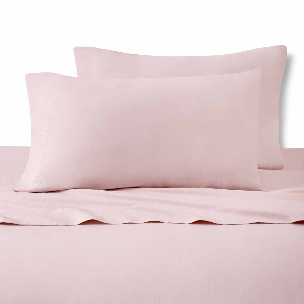 Linen - Bamboo Pillowcase Set of 2 Blush|King