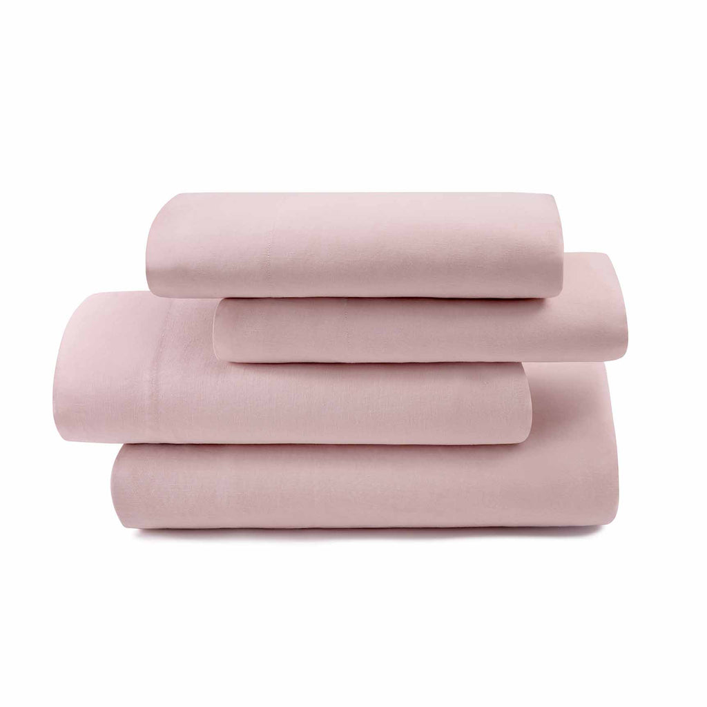 Linen - Bamboo Sheet Set Blush|Queen