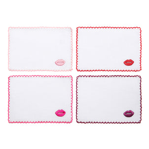 Dear Annabelle Lipstick Kisses Cocktail Napkins Default