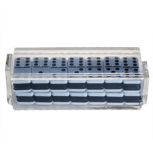 Luxe Dominoes Domino Set Clear