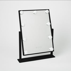 Dormify Medium 3-Tone LED Light Vanity Mirror Black