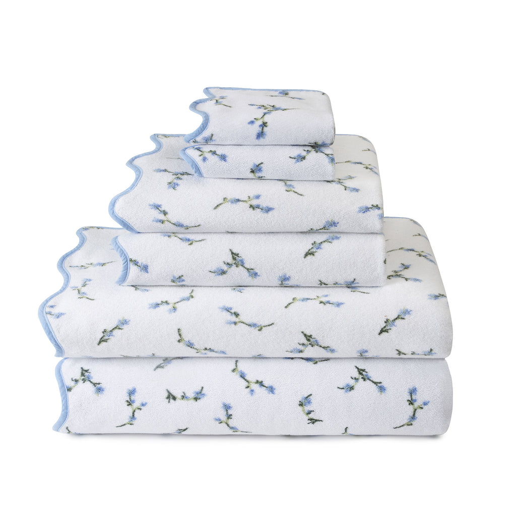 Floral Scallop Towel