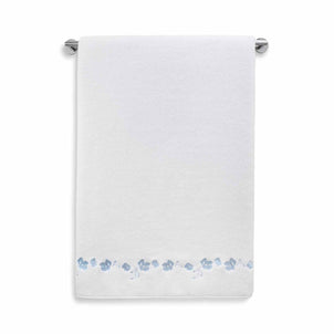 Georgia Floral Towels White/Sky|customizer