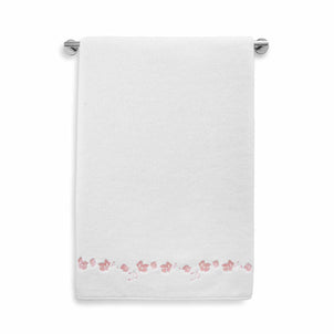 Georgia Floral Towels White/Coral|customizer