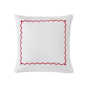Ripple Sham Set of 2 Poppy|2 Euro Shams