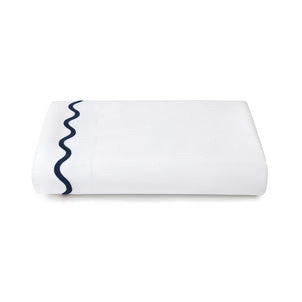 Ripple Flat Sheet Navy|Queen