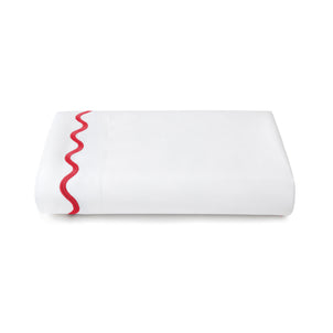 Ripple Flat Sheet Poppy|King
