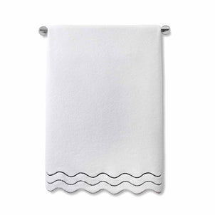 Shopbop Wavy Towels White / Black|customizer