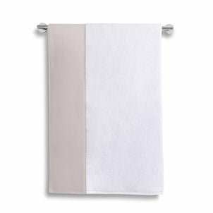 Sonoma Cotton-Linen Towels White/Pebble|customizer
