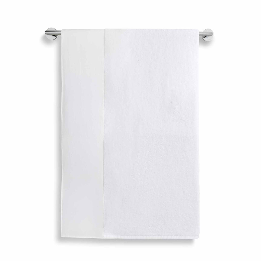 Sonoma Cotton-Linen Towels White/White