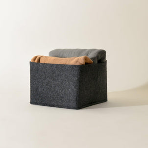 SortJoy The Flex Bin - Petite, Set of 3 Carbon