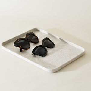 SortJoy The Wide Tray | Sculpted Wide Lid Stone
