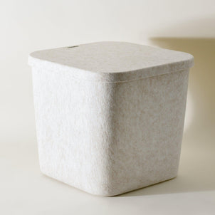SortJoy The Sculpted Bin - Original with Lid Stone