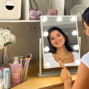 Dormify Medium 3-Tone LED Light Vanity Mirror White