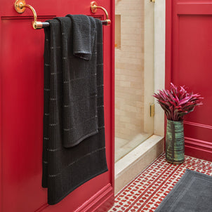 Alvaro Towels Raven/Bone