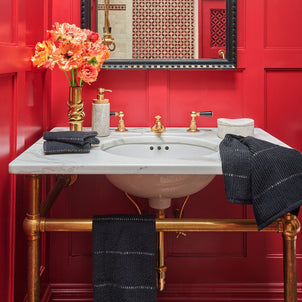 Alvaro Towels Raven/Bone