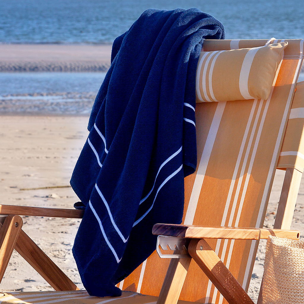 Amalfi Beach Towels Navy