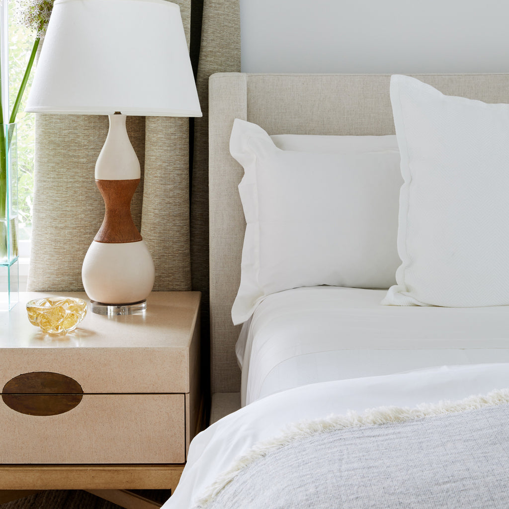 Bamboo Sateen Sham Set of 2 White