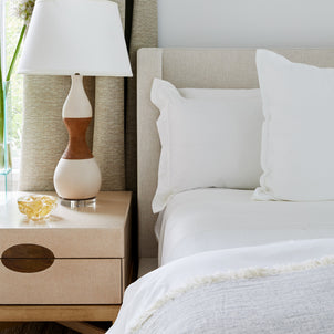 Bamboo Sateen Sham Set of 2 White