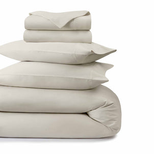 Bamboo Sateen Bedding Bundle Putty|Queen