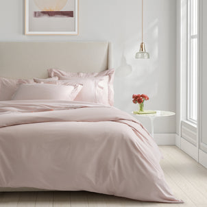 Bamboo Sateen Duvet Blush
