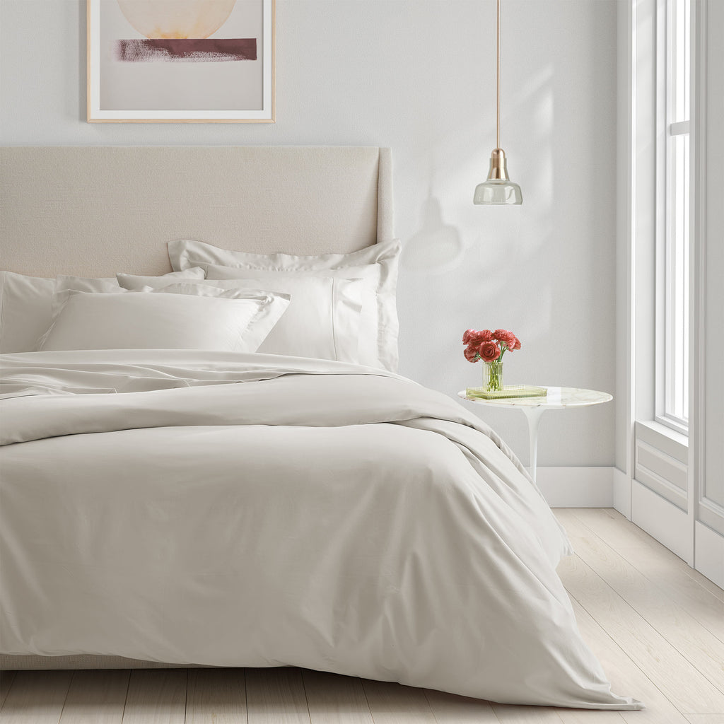 Bamboo Sateen Duvet Putty