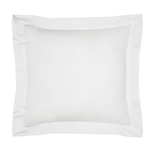 Bamboo Sateen Sham Set of 2 White|2 Euro Shams|Customizer