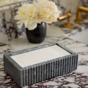 Beacon Hill Guest Towel Tray Grey