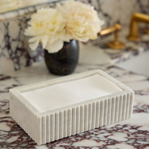 Beacon Hill Guest Towel Tray White