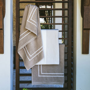 Block Pareo Fouta Beach Towels Linen