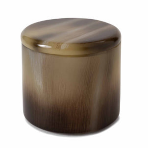 Cambridge Bath Accessories Faux Horn|Cotton Jar