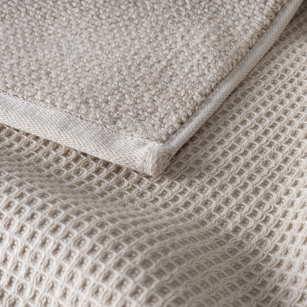 Canal Waffle Towels Mushroom (Canal)