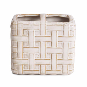 Cane Bath Accessories Natural|Toothbrush Holder