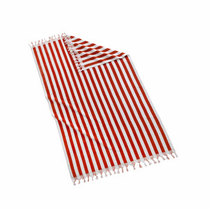 Cannes Beach Towels Orange/White
