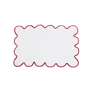 Chairish Bath Mats white / red|customizer