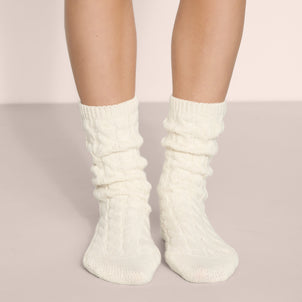 Eberjey Cozy Socks Ivory